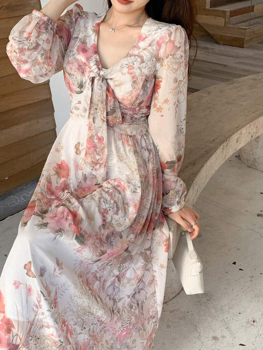 Twist A-Line Dress - Image 3