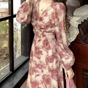 Twist A-Line Dress