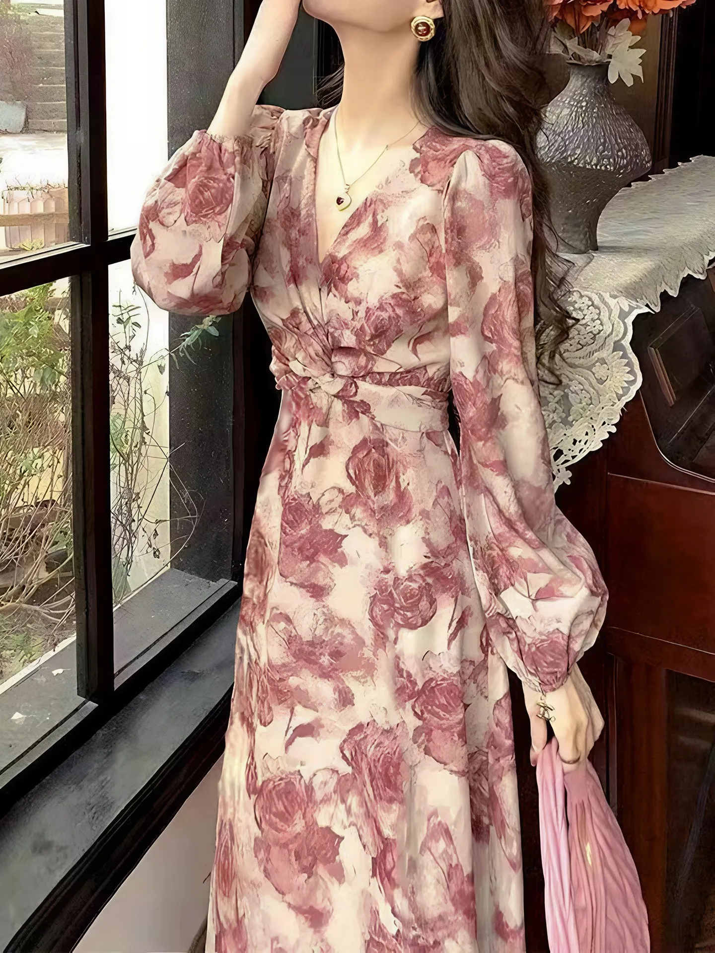 Twist A-Line Dress
